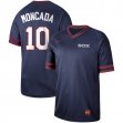 Nike Chicago White Sox #10 Yoan Moncada blue throwback baseball jersey