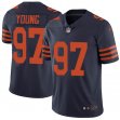 Nike Chicago Bears #97 Young dark blue Color Rush Limited Jersey