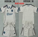 2025-2026 Ajax club beige kid soccer jerseys second away