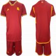 2023-2024 Roma club red soccer jerseys home