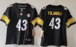 Women Pittsburgh Steelers 43# Troy Polamalu black Nike Vapor F.U.S.E. Limited Jersey