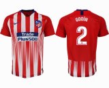 2018-2019 Atletico Madrid thailand version #2 GODIN red soccer jersey home