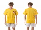 2015-2016 Hengda away yellow soccer jerseys