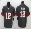 Nike Tampa Bay Buccaneers #12 Tom Brady gray Color Rush Limited jersey-BD