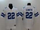Dallas Cowboys #22 E.Smith Nike White Color Rush Limited Jerseys