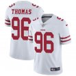 San Francisco 49ers #96 Thomas nike white Color Rush Limited Jersey