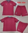 2026 -2027 Portugal team red green kid soccer jerseys home