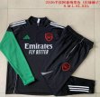 2025-2026 Arsenal club black green soccer uniforms with Long Trousers B2547
