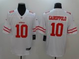 49ers #10 Jimmy Garoppolo nike white Color Rush Limited Jersey