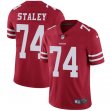 San Francisco 49ers #74 Joe Staley nike red Color Rush Limited Jersey