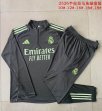 2025-2026 Real Madri black kid Soccer uniforms with Long Trousers E25139