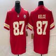 Nike Kansas City Chiefs #87 Travis Kelce red Nike Vapor F.U.S.E. Limited Jersey 03