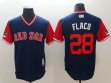 Nike Boston Red Sox #28 Flaco blue red majestic baseball jerseys