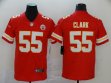 Nike Kansas City Chiefs #55 Frank Clark red Color Rush Limited Jerseys