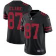 San Francisco 49ers #87 Clark nike black Color Rush Limited Jersey