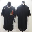 Nike Arizona Diamondbacks Blank Black Majestic Baseball Jersey-BD