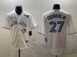 Nike Toronto Blue Jays #27 Vladimir Guerrero Jr white Majestic baseball jerseys-BD 02