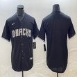 Nike Arizona Diamondback blank black majestic baseball Jersey