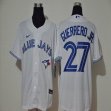 Nike Toronto Blue Jays #27 Guerredo Jr. white majestic baseball jersey-WL