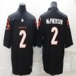 Nike Cincinnati Bengals #2 Evan McPherson black Color Rush Limited Jersey-BD