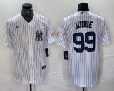 Nike New York Yankees #99 Aaron Judge white MLB baseball Jersey Joint name -BD