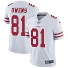 custom 49ers #81 Terrell Owens nike white Color Rush Limited Jersey