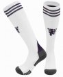 2025-2026 Manchester United Club white purple soccer socks away