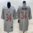 Nike Chicago Bears #34 Walter Payton Gray Color Rush Limited Jerseys