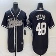 Nike New York Yankees #48 Anthony Rizzo black majestic baseball Jersey Joint name 01