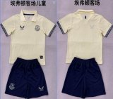 2025-2026 Everton club beige navy soccer jerseys second away