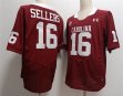 South Carolina Gamecocks #16 LaNorris Sellers Wine Red throwback college football jerseys