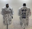 Nike New York Yankees #11 Anthony Volpe gray baseball jerseys Joint name-BD 01