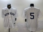 Nike New York Yankees #5 White fashion majestic baseball Jerseys-BD