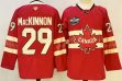 Canada #29 Nathan MacKinnon red hockey jerseys