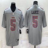 Nike San Francisco 49ers #5 Trey Lance gray color Rush Limited Jersey