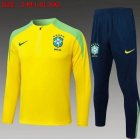 2024-2025 Brazil national team yellow blue with Long Trousers B900