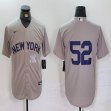 Nike New York Yankees #52 gray majestic baseball Jersey-BD 02