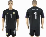 2018 World cup Uruguay #1 MUSLERA black goalkeeper soccer jersey