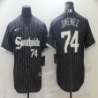 Nike Chicago White Sox #74 Eloy Jimenez black majestic baseball jerseys-BD