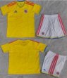 2026 World Cup Colombia team yellow blue soccer uniforms home