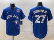 Nike Toronto Blue Jays #27 Vladimir Guerrero Jr blue Majestic baseball jerseys-BD 02