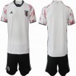 2022 World Cup Japan Team black white soccer jersey away