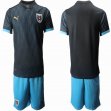 2021 Austria team black soccer jersey away