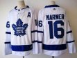 Adidas Toronto Maple Leafs #16 Mitch Marner white hockey jersey with A patch