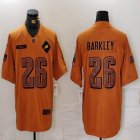 Philadelphia Eagles 26# Saquon Barkley 2023 Brown Salute To Service Limited Jerseys