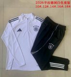2025-2026 Germany team white black kid Soccer uniforms with Long Trousers E25150