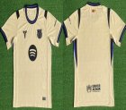 2025-2026 Barcelona club thailand version white blue soccer jerseys away
