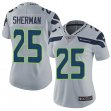 Women Seattle Seahawks 25 Richard Sherman gray Color Rush Limited Jersey