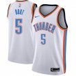 Oklahoma City Thunder #5 Luguentz Dort white nba jerseys Hot press font