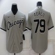 Nike Chicago White Sox #79 Jose Abreu Ggray Majestic baseball jerseys -BD